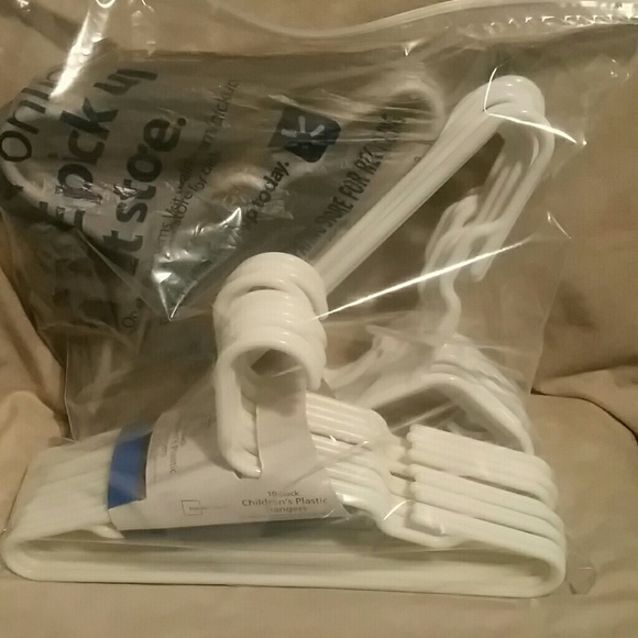 50 White Children's Hangers