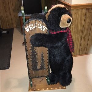 Black Bear Welcome sign