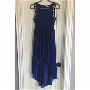 Royal Blue High Low Dress