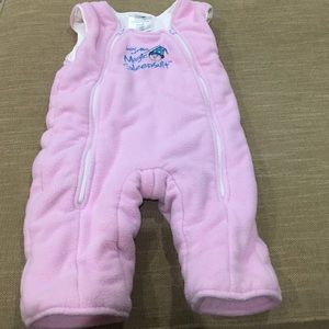 Pink Altered Baby Merlin's Magic Sleepsuit