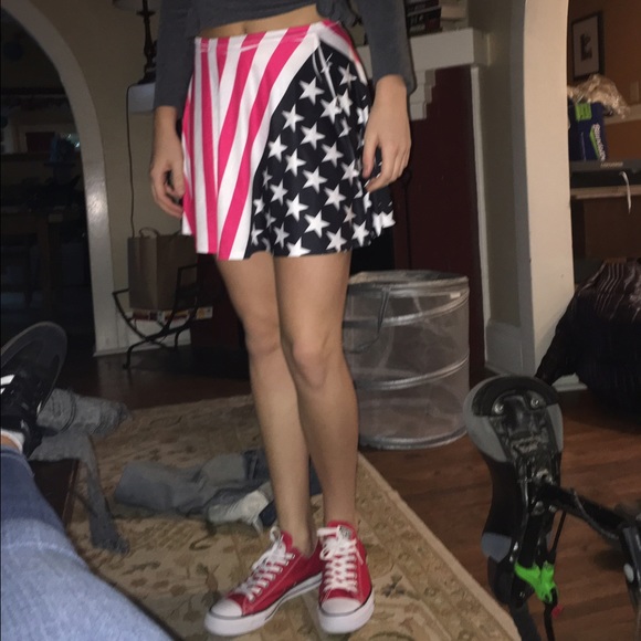 American flag skirt