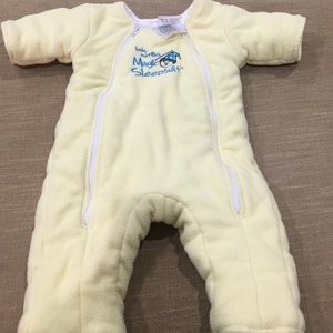Yellow Baby Merlin Magic Sleepsuit