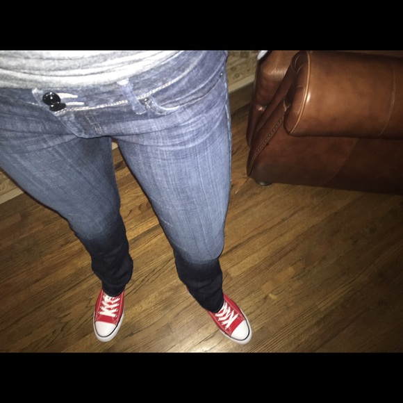 Hudson jeans with black top