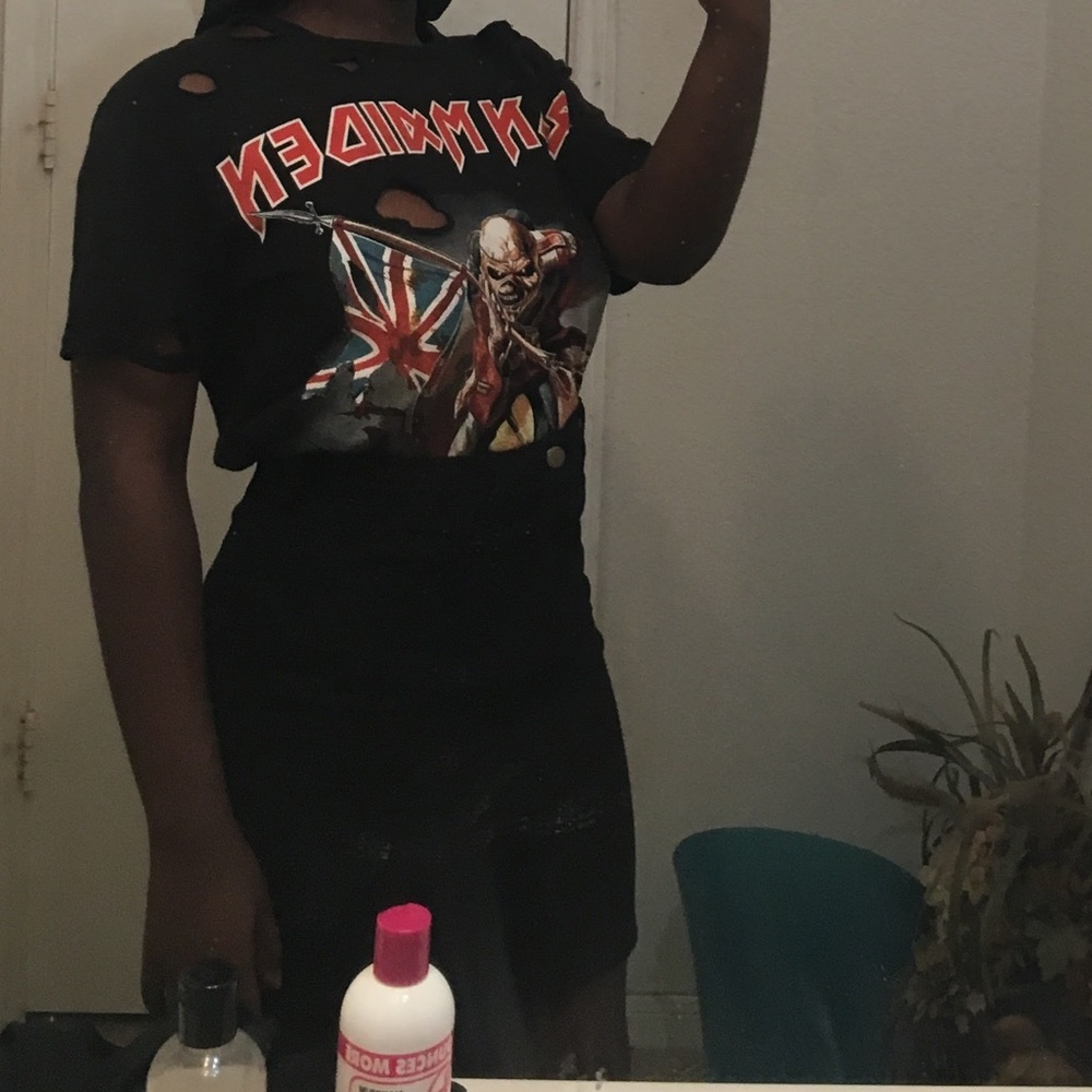 Distressed Iron Maiden tee (t-shirt)