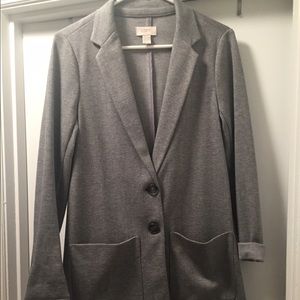 Loft knit boyfriend blazer