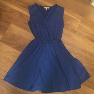 Gianni bini blue XS sleeveless v neck dress