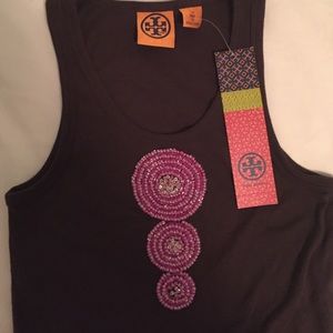 Tory Burch Brown Tank XS