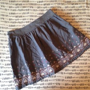 🚨LAST CHANCE‼️ AEO Chambray Skirt