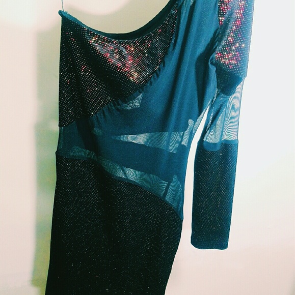 Burgundy sequence dress