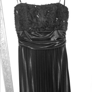 Little black strapless dress