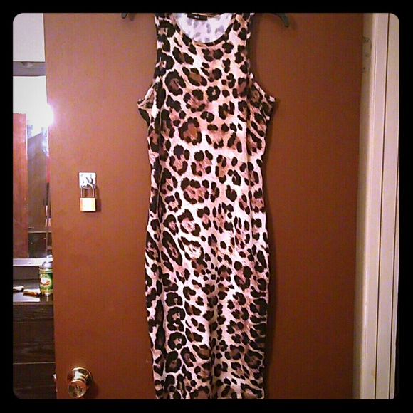 Cheetah print dress