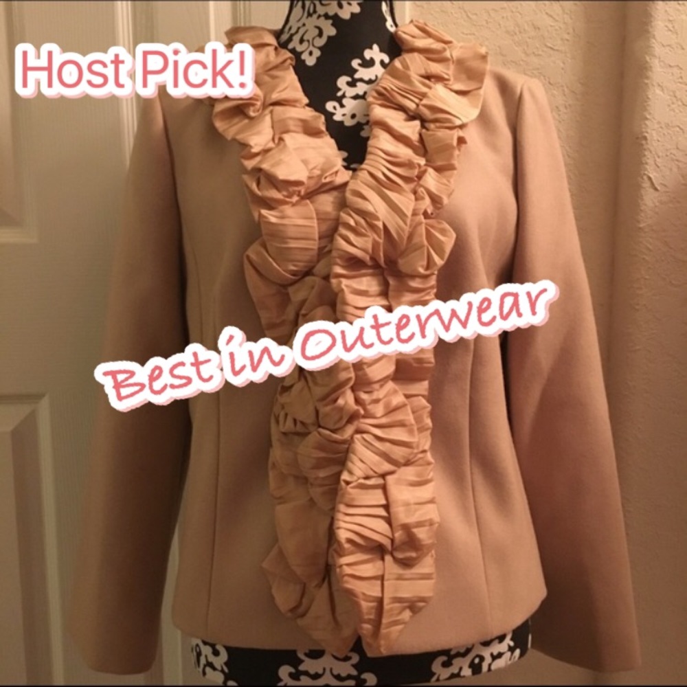 J. Crew Wool Jacket w/Silk Trim