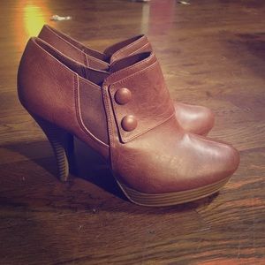 Brown booties