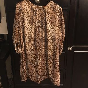Leopard print dress