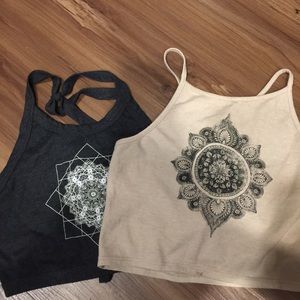 ⛔️UNTIL 1/2/2017⛔️ 2-piece set LA hearts tops