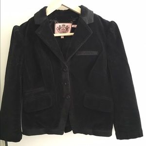 Juicy Couture Black Velvet Jacket