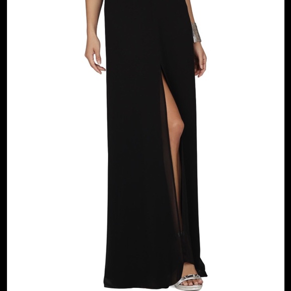 BCBGMaxazria gown with stitch neck detail - Picture 3 of 4