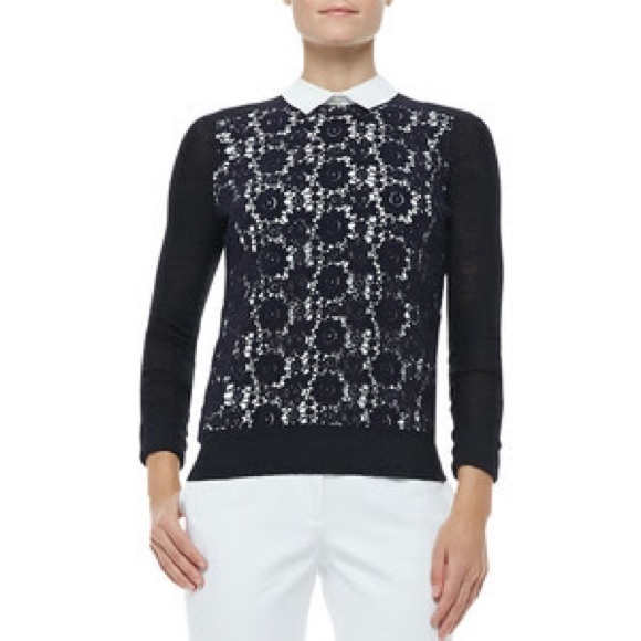 ISO: Tory burch lace front sweater