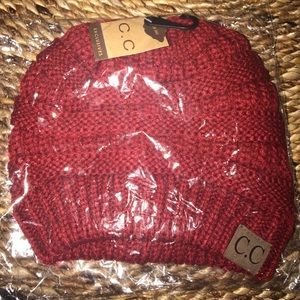 NWT Red CC Beanie