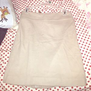 Ann Taylor Khaki Skirt