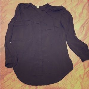 Slinky black button down