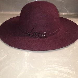 Burgundy Love Hat