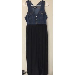 ⛔️UNTIL 1/2/2017⛔️ Denim vest long dress