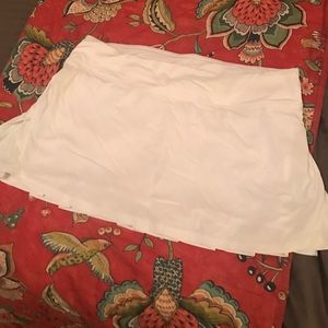 Lululemon pacesetter white skirt!