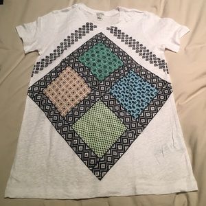 Jcrew linen tshirt. Xs