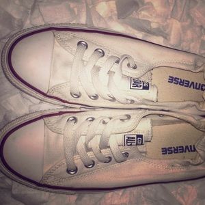 White womens converse