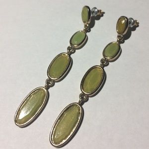 Gold dangle earrings