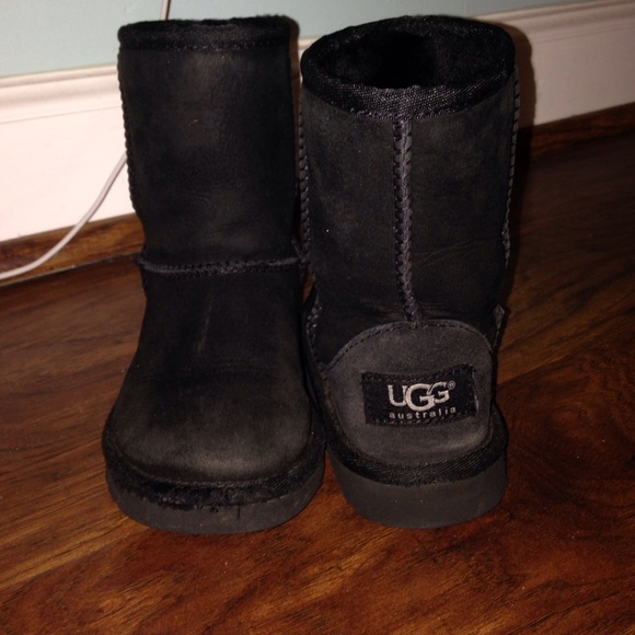 Kids black ugg boots