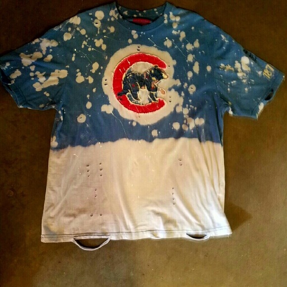 CUBS  one of a kind hand distressed by artist!