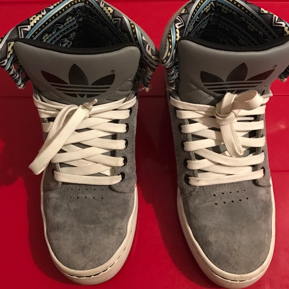 Adidas hi-top sneakers