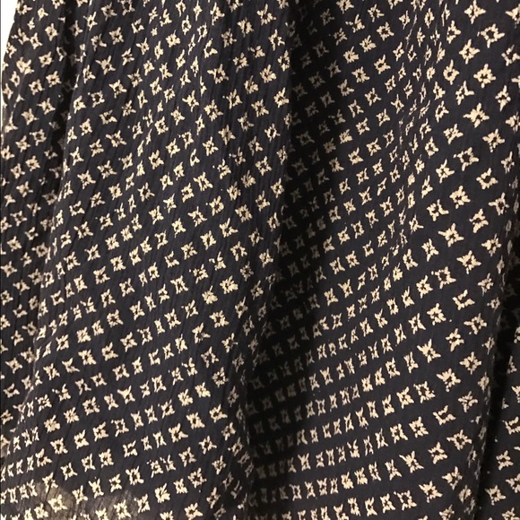 Old Navy Elastic Waist Navy & White Mini Skirt - Picture 2 of 3