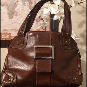 Nine West brown leather bag
