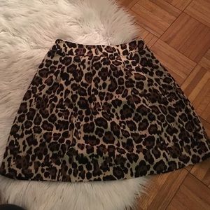 Banana Republic leopard print skirt