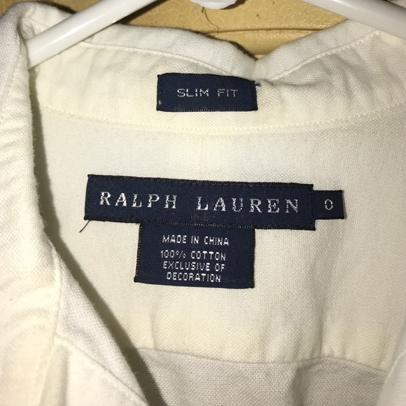 White Ralph Lauren button down - Picture 2 of 2