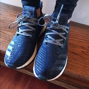 Navy Pure Boost Women's Adidas Tennis Shoes