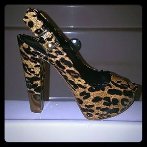 Animal Print Jessica Simpson shoes