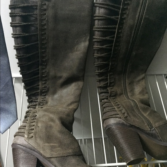 carlos santana lace up boots