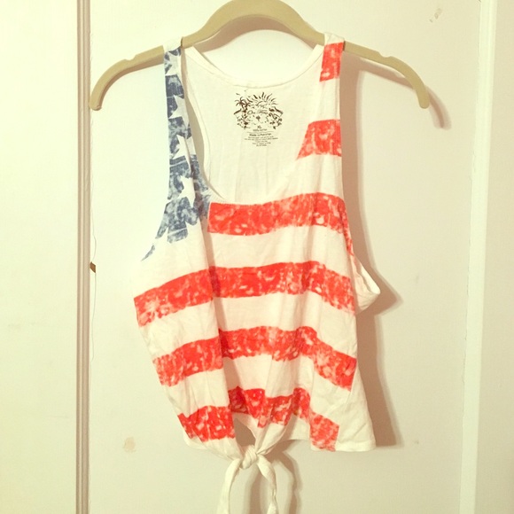 American Flag Tank Top