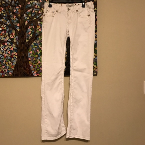 White MISS ME jeans