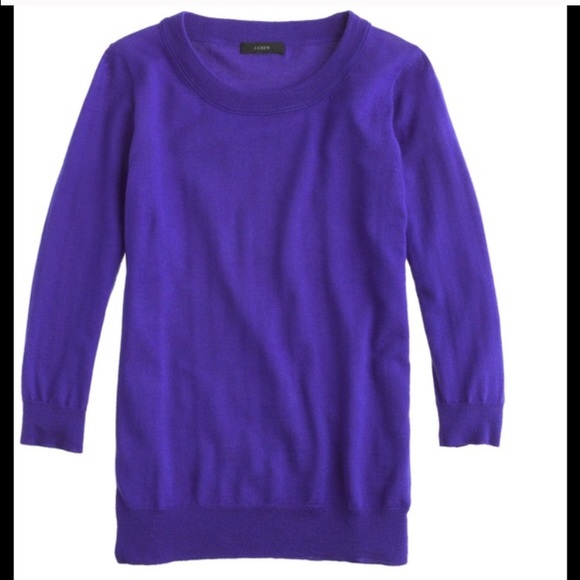 J. Crew Tippi sweater in purple