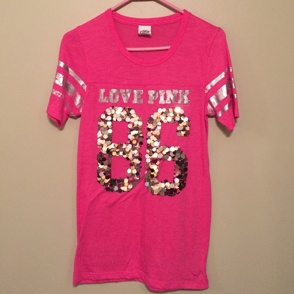PINK sequin top