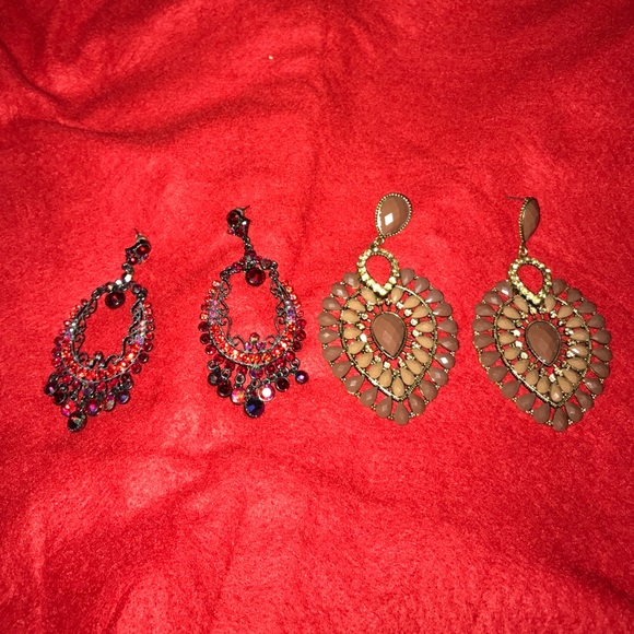 Earrings 2 pairs