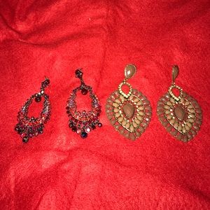 Earrings 2 pairs
