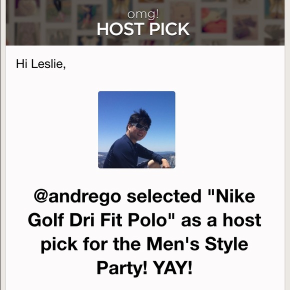 🍾HP 1/6🍾 Nike Golf Dri Fit Polo - Picture 4 of 4