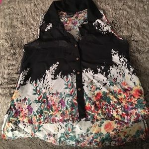 Floral tank top