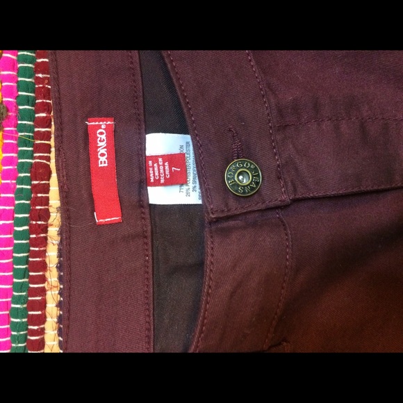 Red and faux leather jeans - Picture 4 of 4